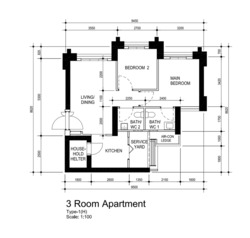 Blk 32 Skyresidence @ Dawson (Queenstown), HDB 3 Rooms #606530941